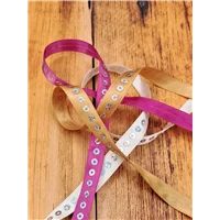 Ribbon Sequinned Satin
