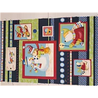 Patchwork Panel Winter Parade Snowman