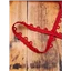 Trim Poly Cord Loop Braid Red