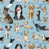 Animal Dogs Treats Toys Blue Multi