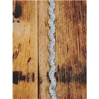 Ric Rac Metallic Silver 10mm SR