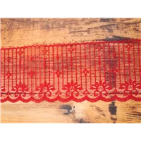 Lace Nylon Red 75mm 61565