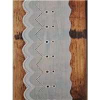 Lace Cambric 0010 75mm Cream