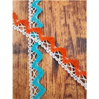 Coloured Cluny Lace