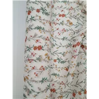 Fabric White Seersucker Print