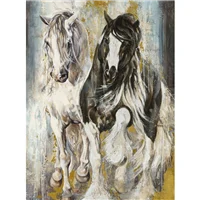 Patchwork Panel Pedigree Horse Sketch