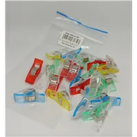 CW Plastic Sewing Clips Bag of 20