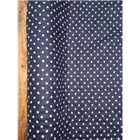 Fabric Paloma Spot Seersucker Navy