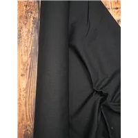 Fabric Ripstop Black Cotton