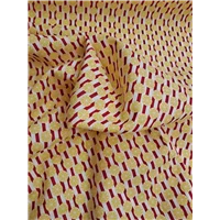 Fabric 7CL - 2 Lemon Red Stripe