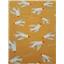 Fabric Jersey Knit Mustard Birds - photo 2