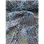 Fabric Embroidered Navy Mesh 95cm - photo 3