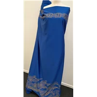 Fabric Print Stretch Royal Gold