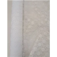 Fabric Raschel Lace White
