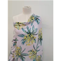Fabric Fiorella Linen Floral Pink