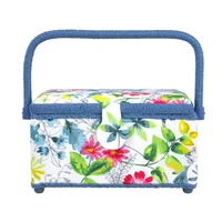 Sewing Basket Floral Burst