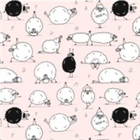 Wincyette 30520 11 Sheep Pink