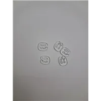 Plastic Hooks 6mm Clear