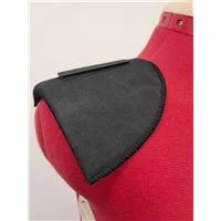Shoulder Pads Black Medium Covered with Velcro