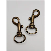 H26 Hook 19mm Antique Brass Clip