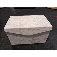 Sewing Basket Med Toile Natural
