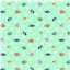 Tula Pink Floral Reef School Crossing Seafoam