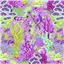 Tula Pink Floral Reef Reef What You Sew Ultraviolet