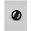 Button SA2645/24 Black Facet Shank - photo 2