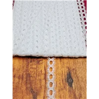 Lace Eyelet 10mm White NL 955