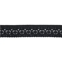 Lace Stretch 30mm Black 64108