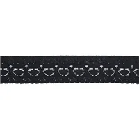 Lace Stretch 30mm Black 64108