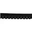 Elastic Edging Black EL154