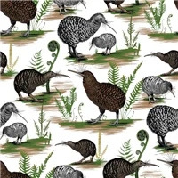 Kiwiana 81830 4 Native Treasure Kiwi