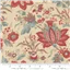 Fabric French General Linen Pivoine Pearl