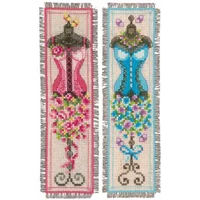 Vervaco Bookmark Kit 155785 Dress Forms Set of 2