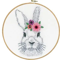 Vervaco Kit 0170650 Rabbit with Flowers