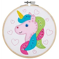 Vervaco Felt Kit 4 Kids Unicorn