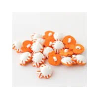Button 163893 24 135 Fish Orange White