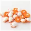 Button 163893 24 135 Fish Orange White