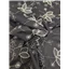 Fabric Lark Embroidered Cotton Dark Navy Ivory - photo 2