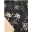 Fabric Lark Embroidered Cotton Dark Navy Ivory - photo 4