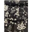 Fabric Lark Embroidered Cotton Dark Navy Ivory - photo 5