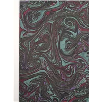 Marble Forest Dark Olive Wine Purple