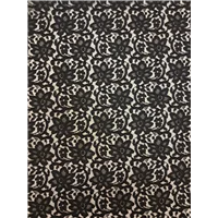 Fabric W2445 Black Lace 1 Way Stretch