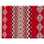 Fabric Maori Print Red Burgundy White - photo 1