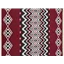 Fabric Maori Print Burgundy White Black - photo 1