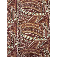 Fabric Dobby Tapa Mustard Brown 159