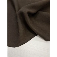 Fabric Sable Coating Chocolate