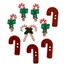 Jesse James 2466 Candy Striped Xmas