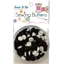 Jesse James 11538 Mini Buttons Black White